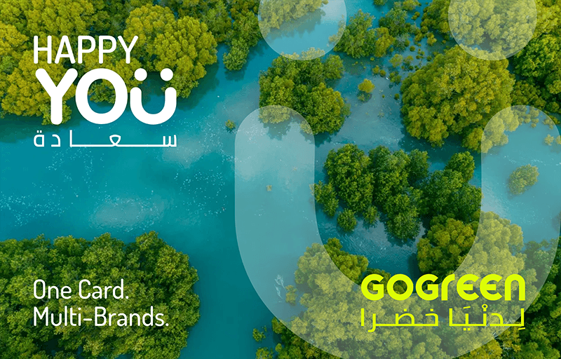 HappyYOU GOGREEN Card