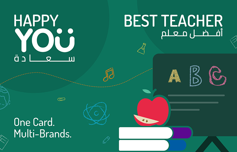 HappyYOU Best Teacher Card